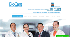 Desktop Screenshot of biocarehospital.com
